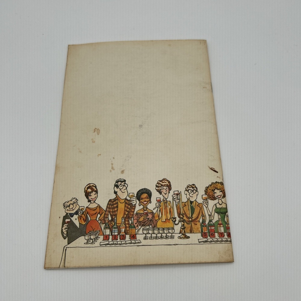 Vtg Italian American Booklet Wine Tasting Guide 8.5x5.5 White 1981  Art - Picture 4 of 5